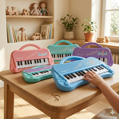 13-Key Kids Portable Electronic Piano – Interactive Educational Musical Toy for Early Childhood Development