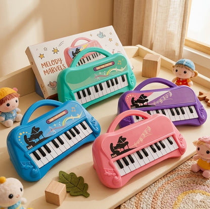 13-Key Kids Portable Electronic Piano – Interactive Educational Musical Toy for Early Childhood Development