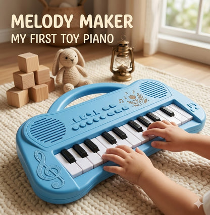 13-Key Kids Portable Electronic Piano – Interactive Educational Musical Toy for Early Childhood Development