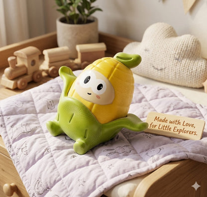 Funny Clockwork Dancing Corn Toy – Interactive Manual Winding Decompression Toy for Kids, No Batteries Required