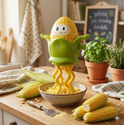 Funny Clockwork Dancing Corn Toy – Interactive Manual Winding Decompression Toy for Kids, No Batteries Required