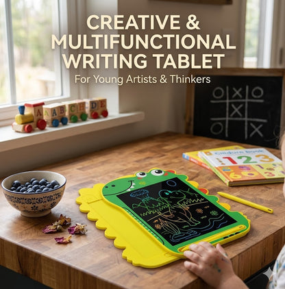 Reusable LCD Drawing Tablet for Children – 8" Erasable Doodle Board, Paperless Writing Pad for Home & Travel